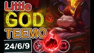 Little GOD TEEMO 1100+AP | New RUNES Hyper Carry | TEEMO HIGHLIGHTS | SEASON 8 League of Legends