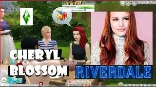 Madelaine Petsch as Cheryl Blossom The Sims 4 - RIVERDALE