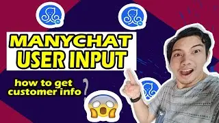ManyChat - How to use ManyChat User Input and ManyChat Custom Field 2020