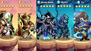 THE BIGGEST OPENING EVER IN IDLE HEROES (Tix, Gearke, Walter, Blood Blade, Asmodel)