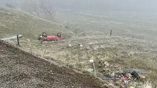 Oregon man dies in fatal rollover crash in Baker County, sheriff says