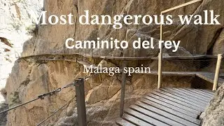 The most dangerous walk. Caminito del rey#malaga#spain#holidaysbreak