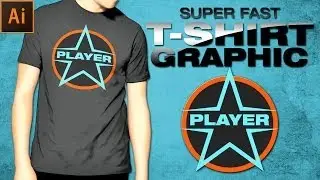 Illustrator Tutorial:How to create Professional Tshirt Graphic Design.