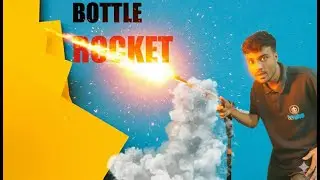 Bottle Rocket Launch 🚀 | Science Experiment with Gas Power #cannon #diy