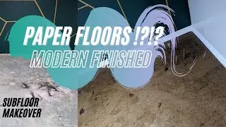 Flooring for cheap DIY Paper Bag Floors