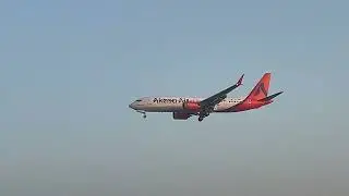 Akasa Air Landing at Navi Mumbai International Airport! #airport #india