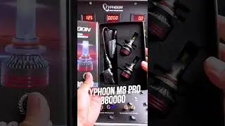 Car Led Headlight M8 PRO Unboxing 🚗💡#unboxing #caraccessories #carhoodlight #typhoonled #headlight