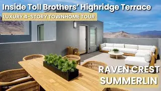 Highridge Terrace Mid-Century Modern | 4-Story Luxury Townhome with Rooftop Terrace | Summerlin