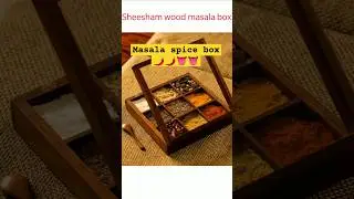 💛💜💛💜💛Best kitchen products #premium spice box# masala box jars #aesthetic kitchen items