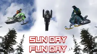 Sun Day Fun Day Snowmobiling At Owlshead Sicamous BC