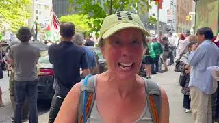 Palestine Solidarity Rally outside United Nations General Assembly - Voices from the Protest