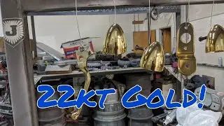 How to powder coat 22kt gold! - Ep 32