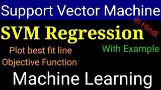 SVM Regression | Support Vector Machine Linear Regression | Regression Analysis | Machine Learning