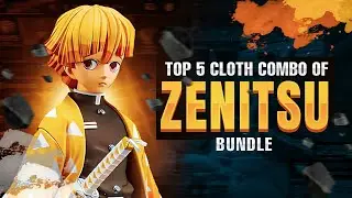 Top 5 Cloth Combinations Of Zenitsu Bundle||Free Fire New Faded Wheel Bundle Combination