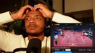 American reaction to Sepaktakraw (Best Sepaktakraw skills 2020