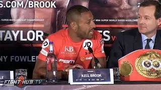 THE FULL Kell Brook vs Errol Spence Final Press Conference Video - Sheffield, England