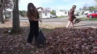 Haine Middle School Serve as Cranberry Township Leaf Angels