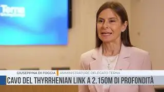 Roma: Cavo del Thyrrhenian Link  a 2.150mdi profondità