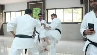 Asai karate: Kihon Ippon Kumite with two opponents #2025