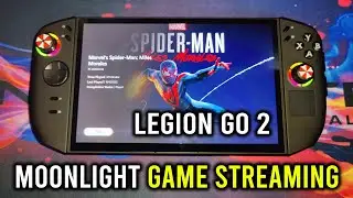 Трансляция Moonlight на Legion Go 2 достигла своего пика