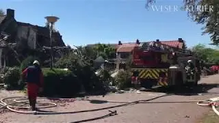 Schwere Explosion in Bremen-Huchting - drei Personen tot geborgen