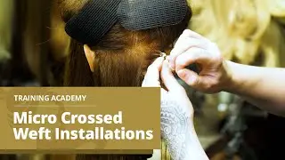 How to Install Micro Crossed Weft Hair Extensions | Tutorial with Molly Part 1/3