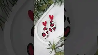 Aros de arcilla polimerica con corazones, d&eacute;jame el tuyo! #arcillapolimerica #aros #tutorial #joyas