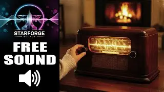 Vintage Radio Static Audio FREE 📼 Eerie Vintage Radios Static Cinematic Sound