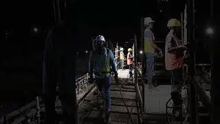 Omega concrete pumping night concreteing tata project #tata#tataproject#fastsolar