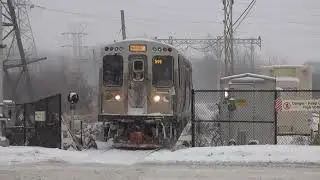 Four-Car CTA Yellow Line (Skokie Swift) Trains - 2022!!!