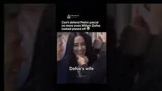 Can't defend Pedro pascal no more even willem Dafoe looked pissed off 😭