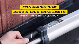 Max Super Arm 2300 & 1300 Initial Limits Adjustments