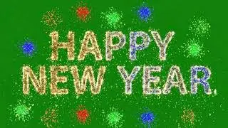 Happy New Year Green Screen | Fireworks Countdown 5&ndash;1| 04