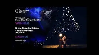 Celestial's 'Humble Courage' - 1st Place in 'Drone Show for Raising Social Awareness' Category