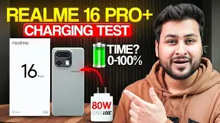 Realme 16 Pro Plus Charging Test | 7000mAh Battery with 80W SUPERVOOC (0&ndash;100%) 🔥
