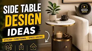 Modern Side Table Design Ideas 2026 | Small Space Table Decor Inspiration