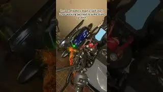 Jump start bike #bike #start #video #shorts #2024 #bikelife ##selfstart #rainyday #battery #dead