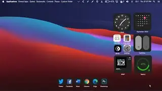 How To Change Your Windows Look MacoS Dark Mode | Rainmeter