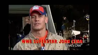 John Cena calls Fred the embodiment of the American Dream