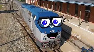 Trains doodles: The trains are singing. Railway doodles.