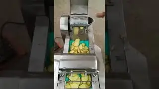 wave shape potato slicing machine, potato chips machine +86-15937125109