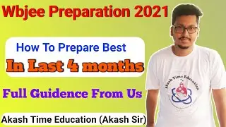 WBJEE Preparation Tips 2021 | If You Follow My Points Then You Will crack The Exam👍👍
