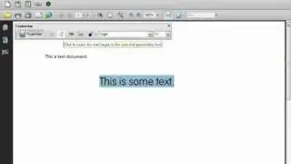 Editing and Adding Text to a PDF Document - Acrobat 9 Tutori