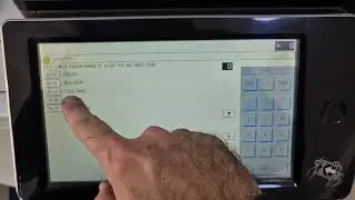 How to make Touch panel adjustment on SHARP models like MX-M365, 565, MX2651, 3050, 4060, 3051...