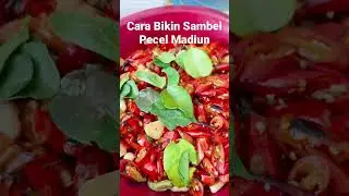 Bikin Sambel Pecel Madiun