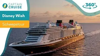 Disney Wish in 360 graden VR ervaring |  Disney Cruise Line |  Captain cruise virtual reality