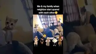 Drama😐 #youtube #family #neighbors #start #quarrel #noise #disaster #funny #trending #shorts #short