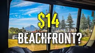 Taranaki&rsquo;s Cheapest Beachfront Campsite Surprised Us!