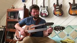 Stairway to Heaven - Capozzoli Guitar Co. Double neck guitar