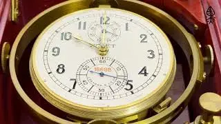 CCCP Poljot (Полёт) 6MX 56H marine chronometer, SN:16698 ; No glass cover